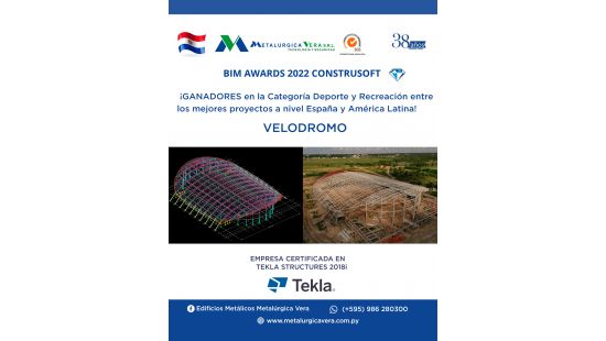 BIM AWARDS 2022 CONSTRUSOFT ¡Ganadores en la categoría Deporte y Recreación!